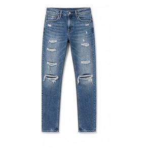 Rugged Distressed Jeans